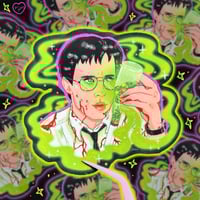 Herbert West Re-agent  Glitter Sticker