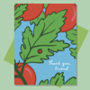 Tomato Friend Thank You Greeting Card