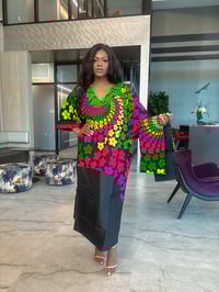 Image 3 of BENIN DRESS (BLACK)