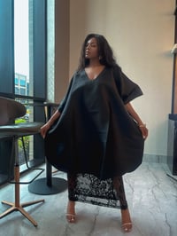 Image 2 of RYGYNA  SHORT KAFTAN SET BLACK