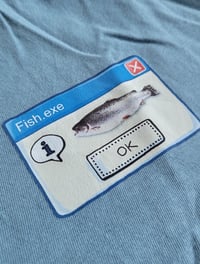 Image 2 of Fish.exe - Iron-on Foil