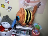 Image 2 of Brown bee kitty plushie 