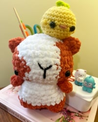Image 1 of Guinea pig and chick plushie