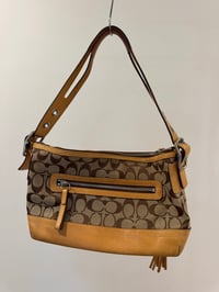Image 2 of Vintage Coach Monogram Shoulder Bag