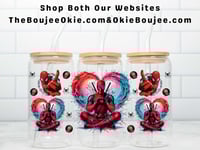 Spiderman Dead Pool Double Sided Uv Dtf Wrap NRB