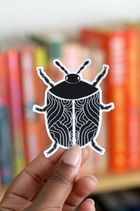 ebony beetle sticker