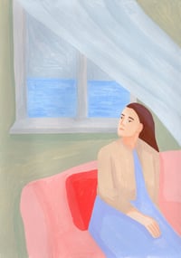 Image 4 of The Storm | Original A5 Illustration in Frame