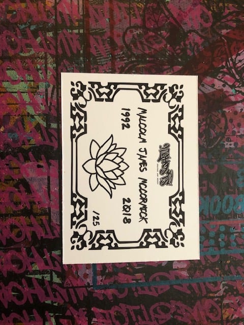 Image of Mac Miller trading card 