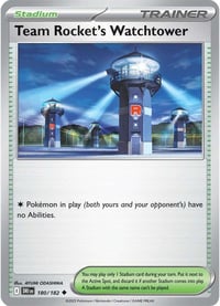 Image 1 of Team Rocket's Watchtower - SV10: Destined Rivals - Near Mint