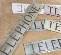 Image 6 of Authentic Glass British Telephone Booth Sign