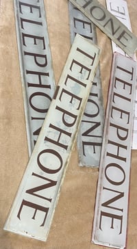 Image 7 of Authentic Glass British Telephone Booth Sign