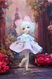 Image 5 of Handmade Dress for Teacup Marionette OOAK - pink/blue