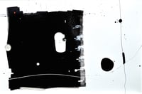 "Curious Big Black Square Running Away from Black Blob Over There..." by Anthony Hunter