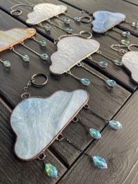 Image 2 of Stained Glass Raincloud Suncatcher