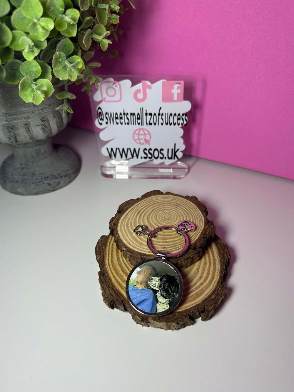 Image of 'Best Friend Paw Print' Keyring