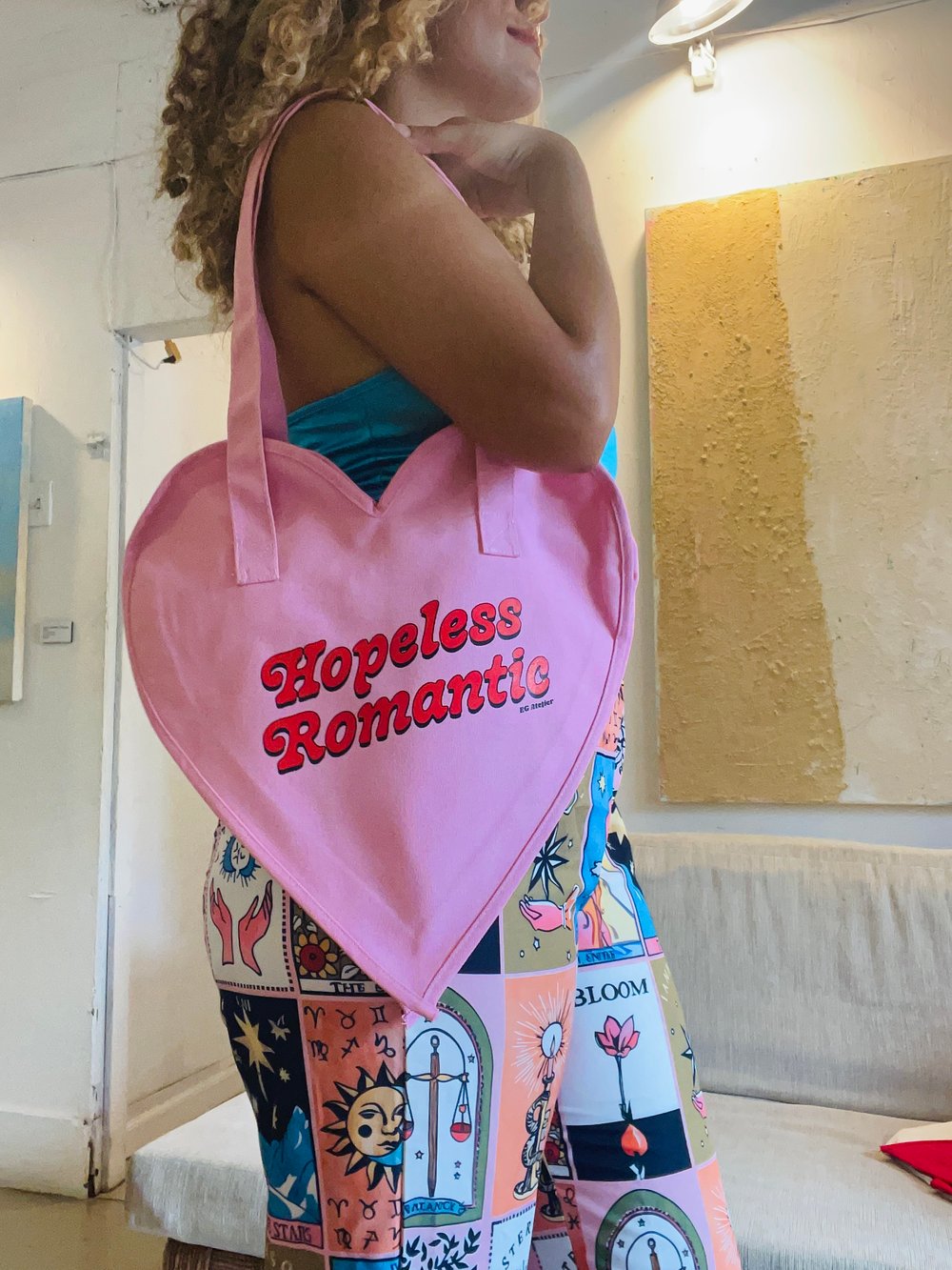 Image of Hopeless Romantic Tote Bag đ