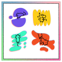 RAT QUAD POSTCARD