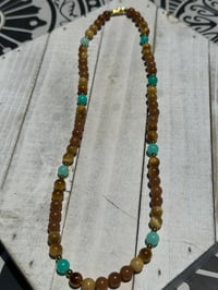 Image 2 of Chocolate Jade & Gold Hematite 