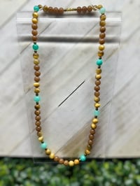 Image 1 of Chocolate Jade & Gold Hematite 