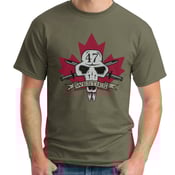 Image of Westie Beaver Skull Tactical T  (Maple Leaf) 