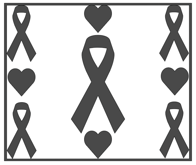 Image of Awareness Ribbon Template