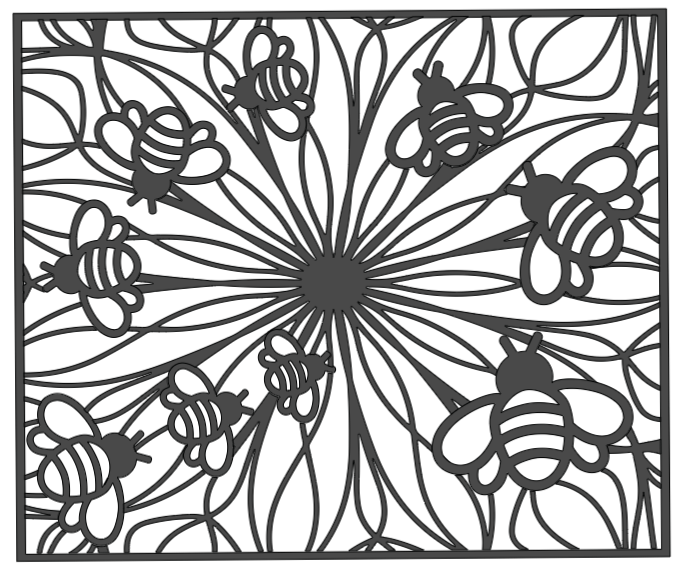 Image of Bumble Bee Template