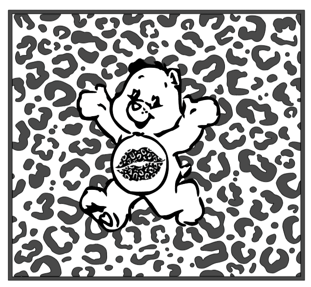 Image of Cheetah Bear Template