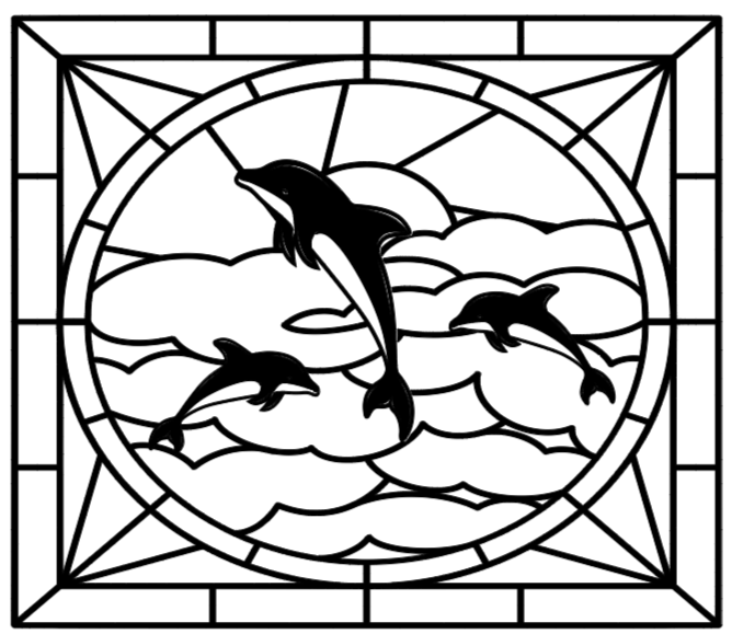 Image of Dolphin Template