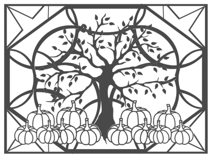 Image of Fall Pumpkin Patch Template