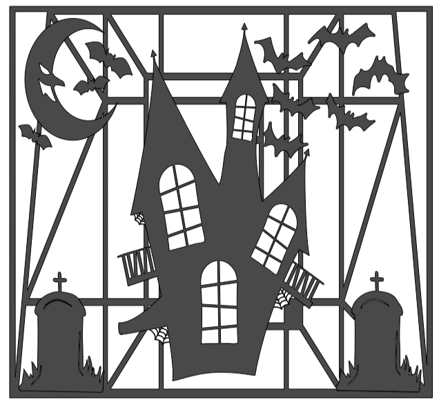 Image of Haunted House Template