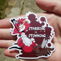 Image 4 of Hazbin Hotel Autism Positivity Stickers - VOL 1
