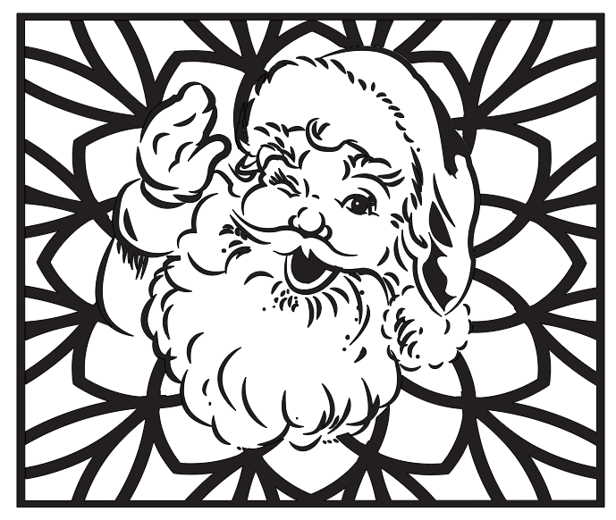 Image of Santa Template