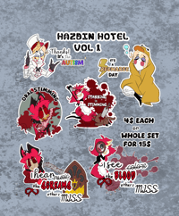 Image 1 of Hazbin Hotel Autism Positivity Stickers - VOL 1