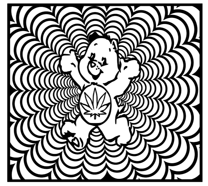 Image of Trippy Bear Template