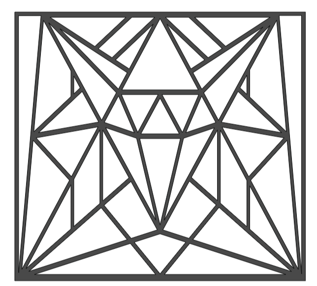 Image of Trippy Diamond Template
