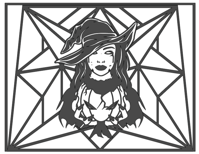 Image of Witch Template