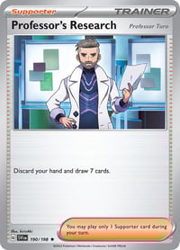Professor's Research - 190/198 - Deck Exclusives - Near Mint x4