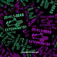 Image 1 of 201-KL5-DEAD Swarm Tour Vinyl Sticker