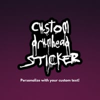 Image 1 of Custom Drumhead Vinyl Sticker