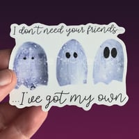 Image 3 of Like Ghosts in the Snow Vinyl Stickers
