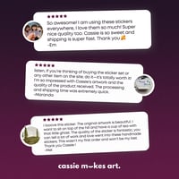 Image 6 of Like Ghosts in the Snow Vinyl Stickers