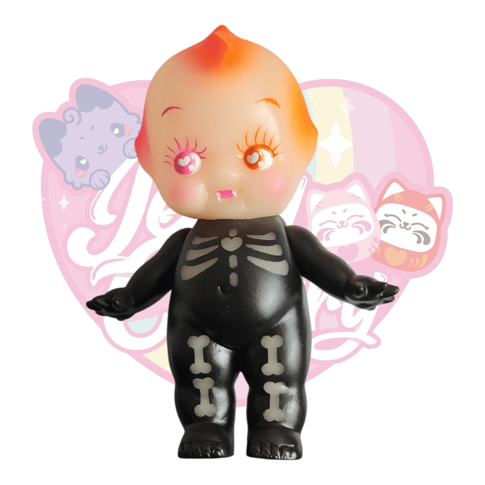 Image of Kewpie GID pink and orage