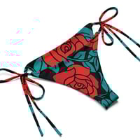 Image 5 of Roses Recycled String Bikini
