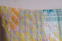 Image 2 of Multi Kantha Cushion - Large 