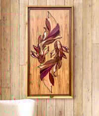 Image 1 of Koi Fish Wooden Wall decor : Balance in motion Yin Yan decor
