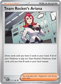 Team Rocket's Ariana - 171/182 - SV10: Destined Rivals - Near Mint x4