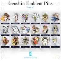Genshin Emblem pins 2