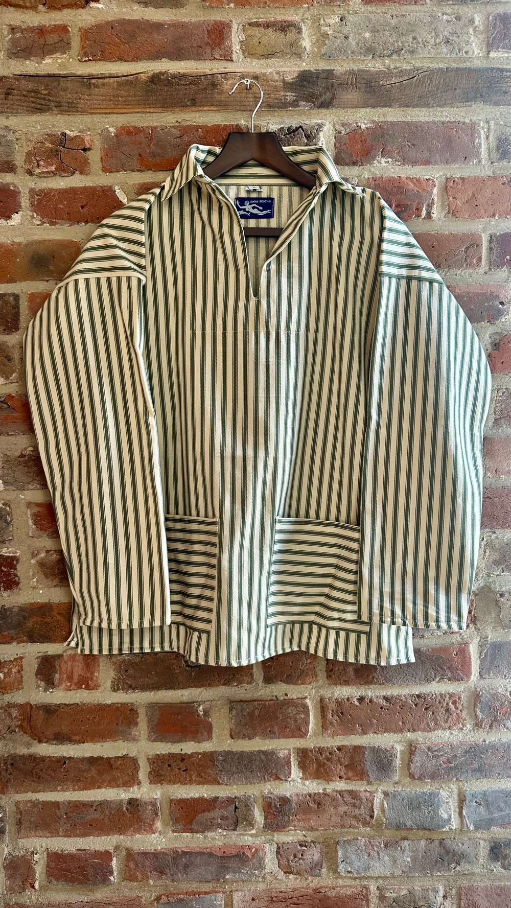THE CAPRI SMOCK (OLIVE STRIPE)