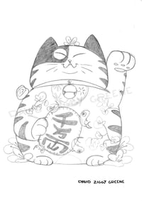 Copy of Original drawing art! - Lucky Cat