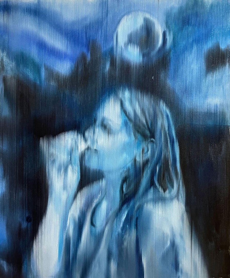 Image of Original Painting "Totally Royal Ball" (ships from the US)